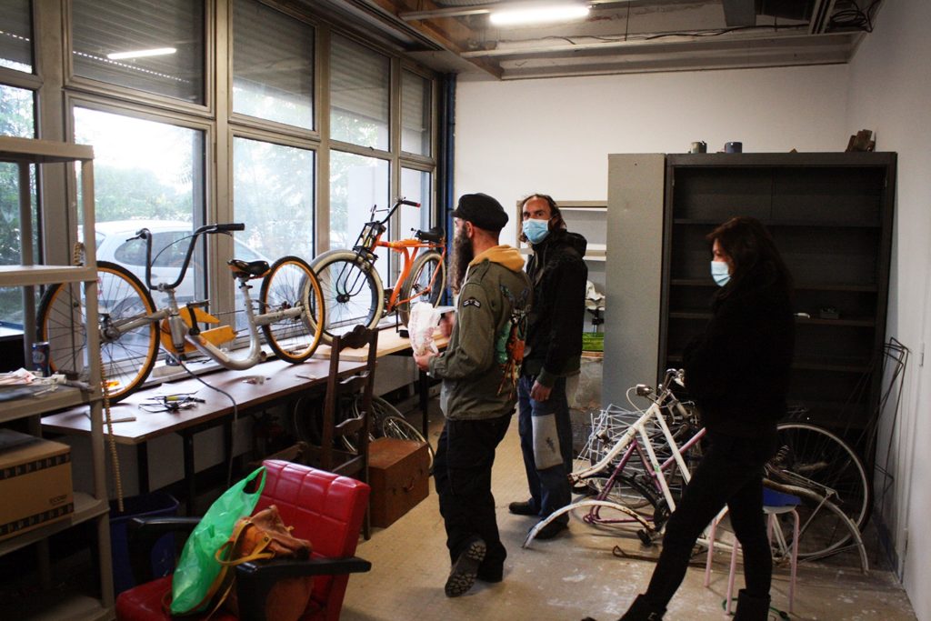 L'atelier de réparation de vélos de Yann, au 6b