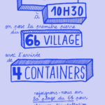 Débarquement de 4 containers au 6b