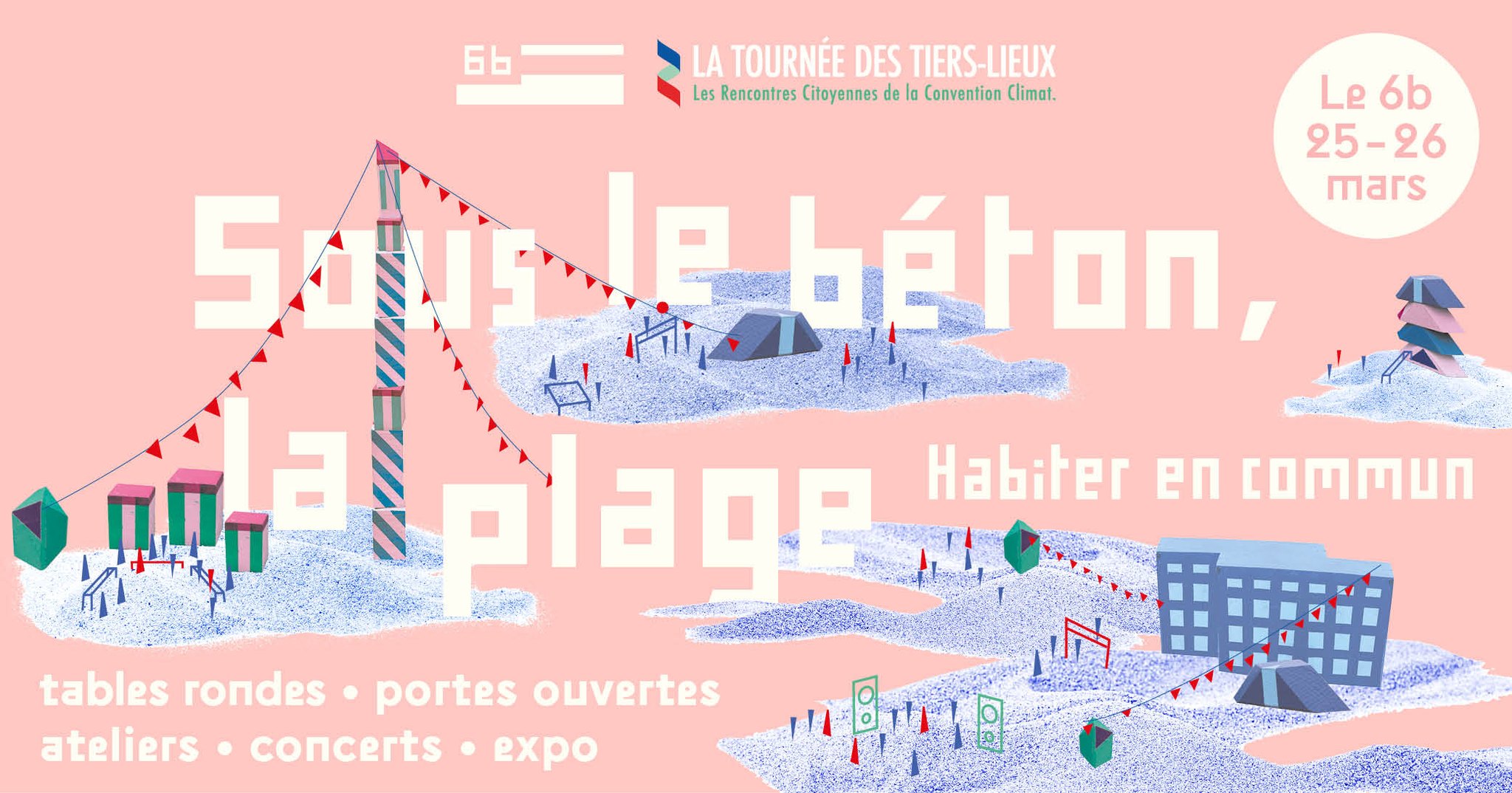 Journées "Sous le Béton la Plage" au 6b