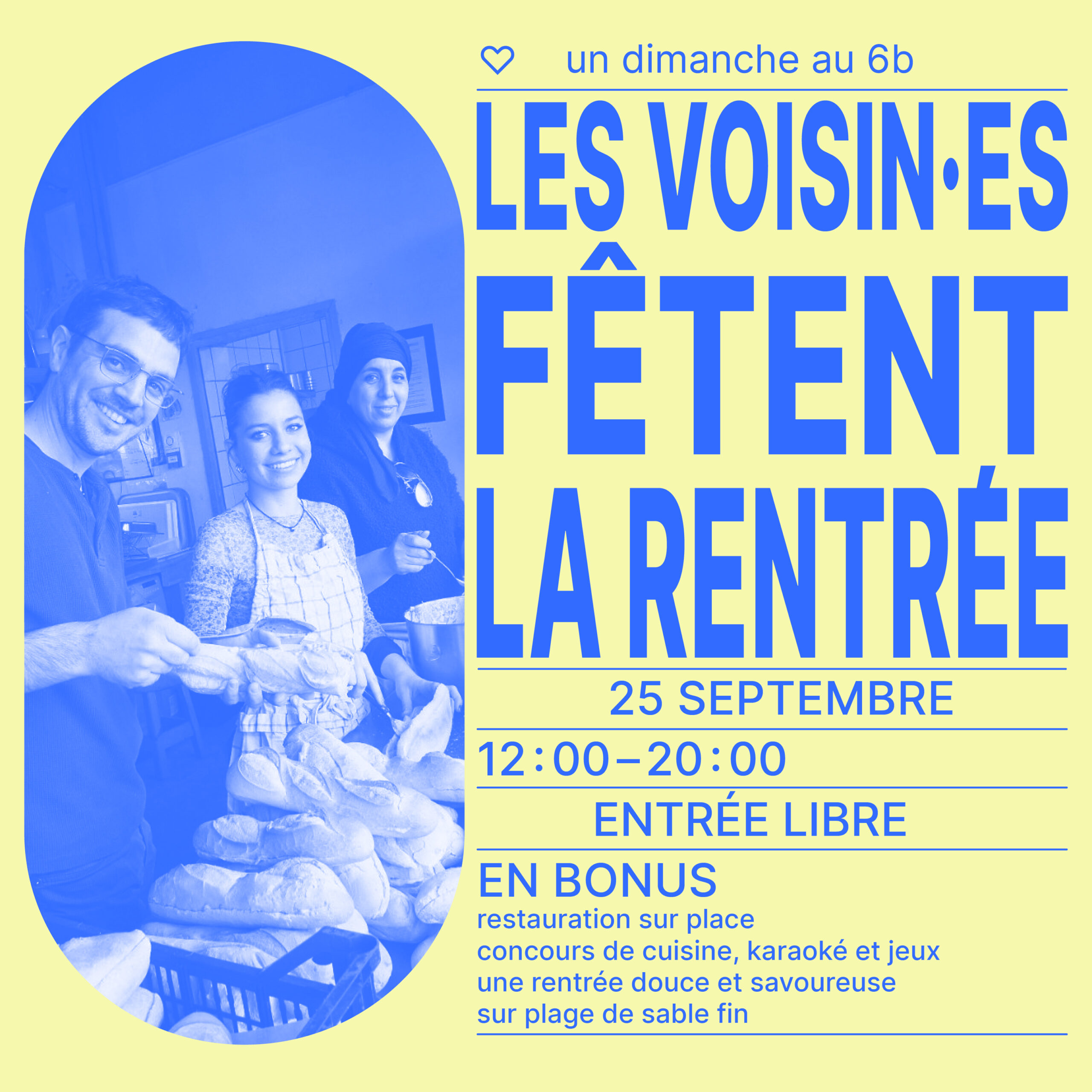 Un dimanche convivial entre voisins au 6b : amateurs de bonne cuisine recherchés !